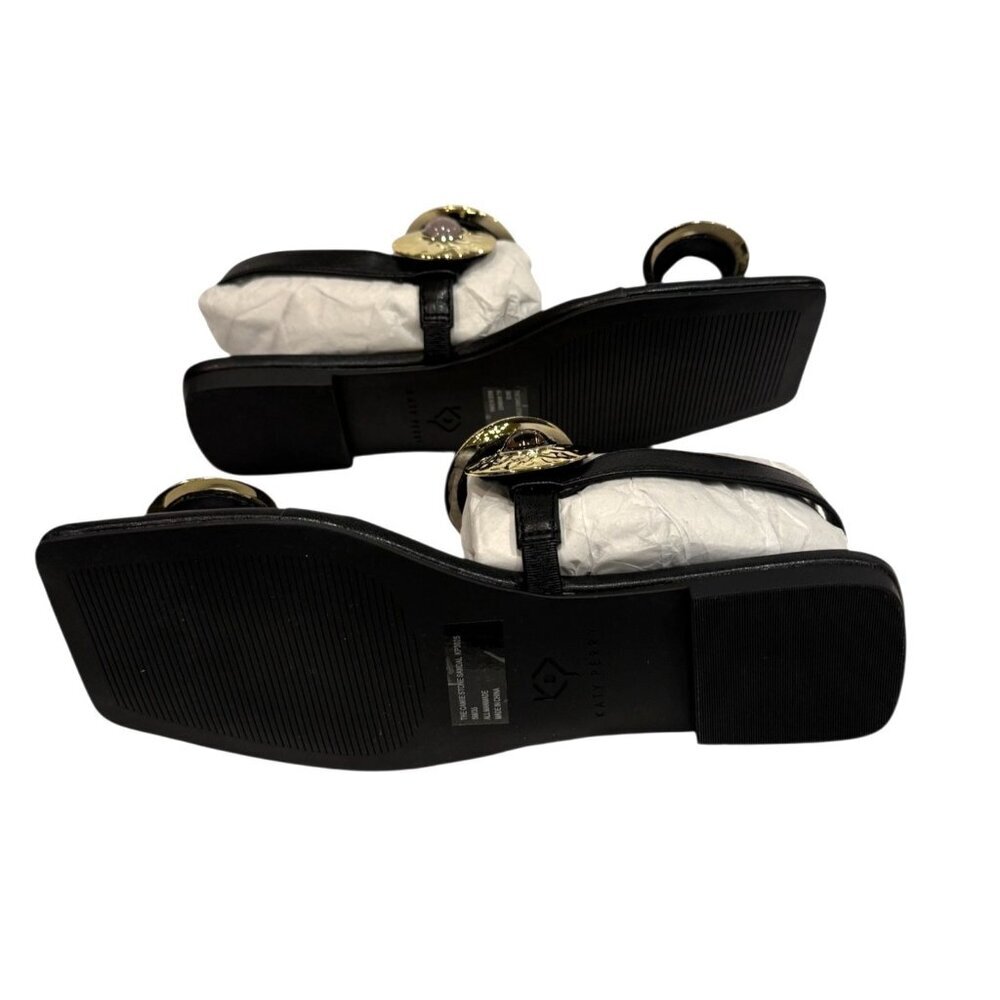 Katy Perry Women's The Camie Stone Sandal Strappy Stones Black Size 5M NIB - Picture 8 of 10
